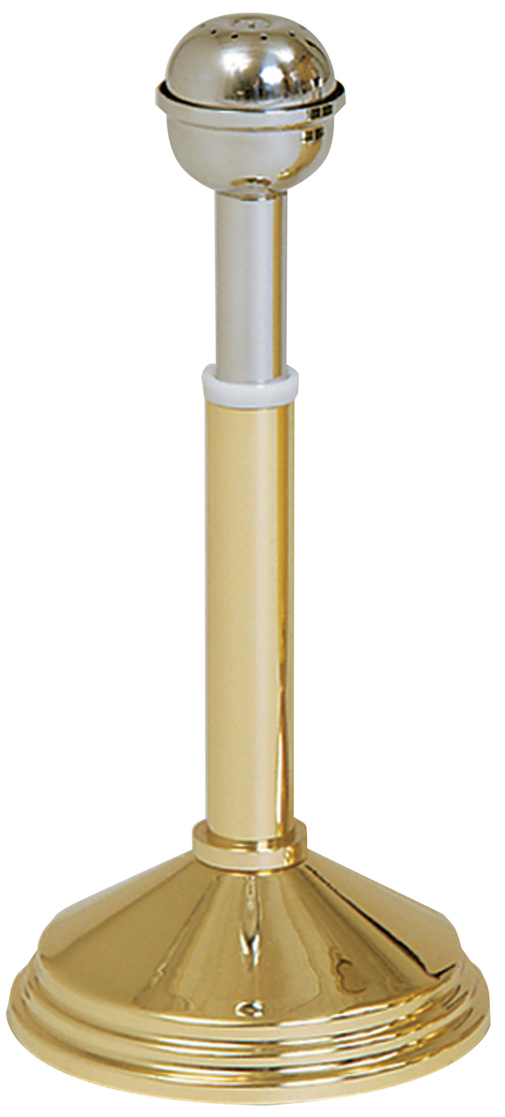 K409 Gold Holy Water Sprinkler with Stand